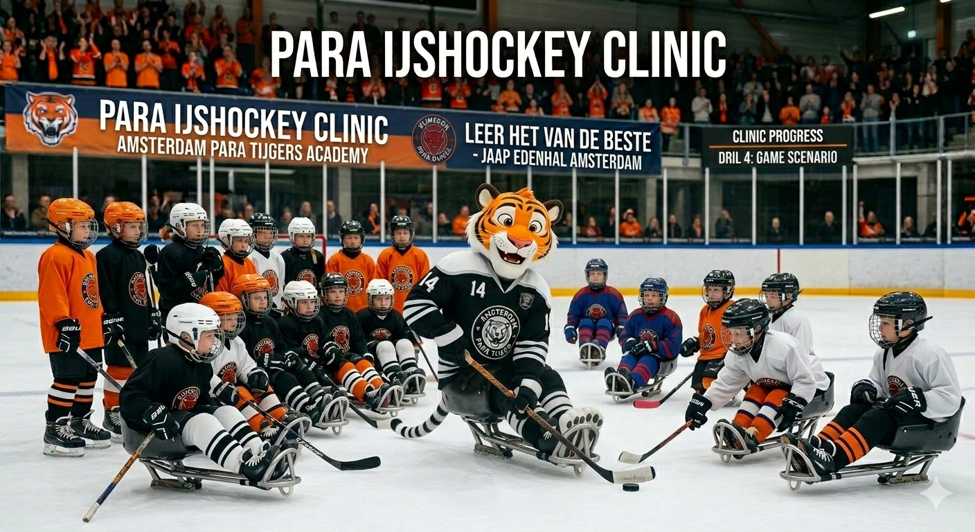 Para ijshockey Clinic Amsterdam Tigers Para